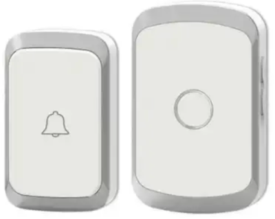 Kit sonnette avec carillon blanc