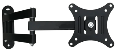 Support mural orientable renforcé pour moniteur 14" à 27" VESA 75/100