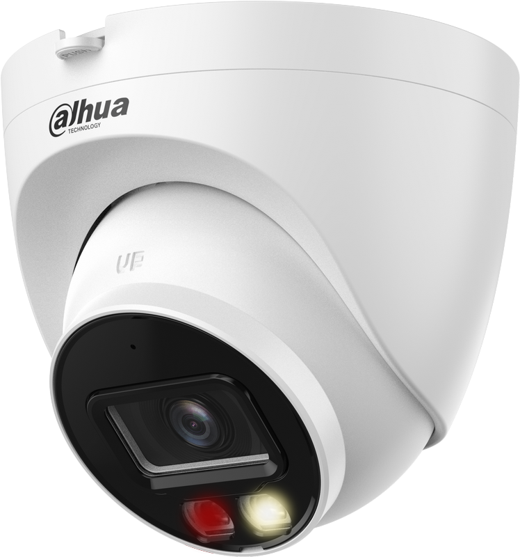 Caméra IP Eyeball 4MP WizSense, Focale fixe 2.8mm, Dual 30m, Full Color, Micro