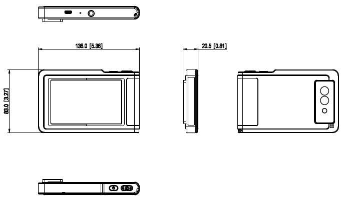 Caméra thermographique portative thermique - plage de -20 °C à +550 °C – Image 2