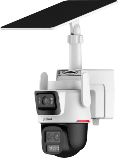 Caméra IP 30m + PT 3MP 50m 6x hybride WizColor 4G solaire