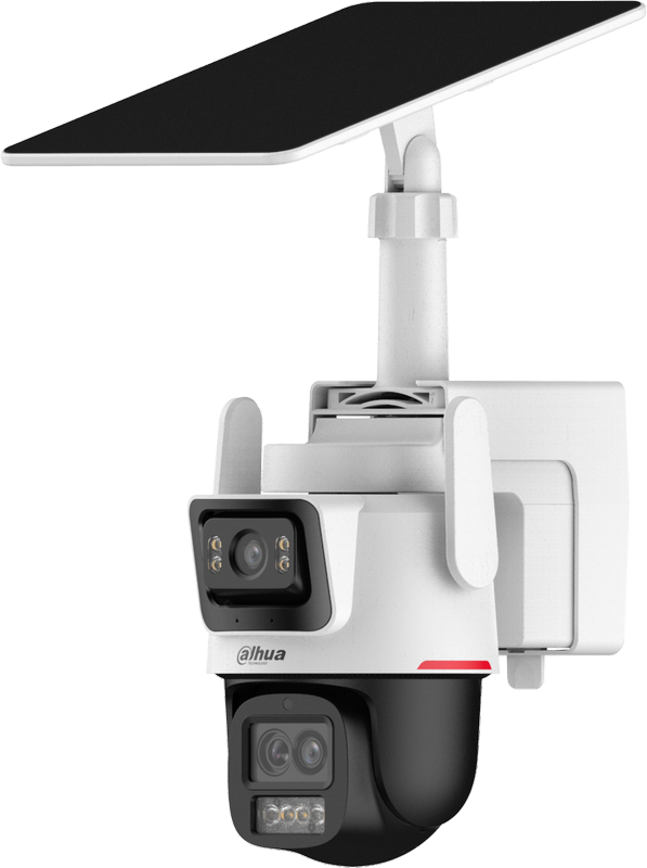 Caméra IP 30m + PT 3MP 50m 6x hybride WizColor 4G solaire