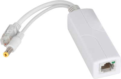 Convertisseur PoE - entrée RJ45 sortie RJ45 + alim