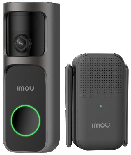 Sonnette vidéo DOORBELL 3 KIT 4MP avec batterie intégrée + carillon