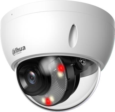 Caméra IP Dôme 4MP WizSense, Focale fixe 2.8mm, Dual 30m, Full Color, Micro