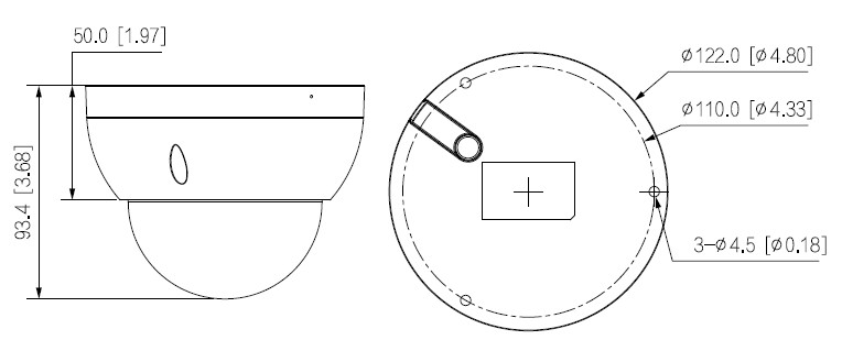 Caméra IP Dôme 8MP WizSense Starlight, Vari-focale motorisée 2.7~13.5mm, IR 40m, Micro – Image 3