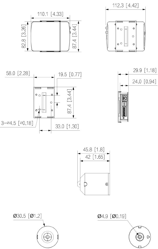 Kit caméra IP miniature 4MP WizMind, Focale fixe 2.8mm – Image 3