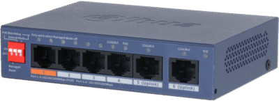 Switch 4 ports PoE Gigabit + 2 ports Ethernet Gigabit - 60W - Cloud manageable