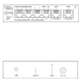 Switch 4 ports PoE Gigabit + 2 ports Ethernet Gigabit - 60W - Cloud manageable – Image 2