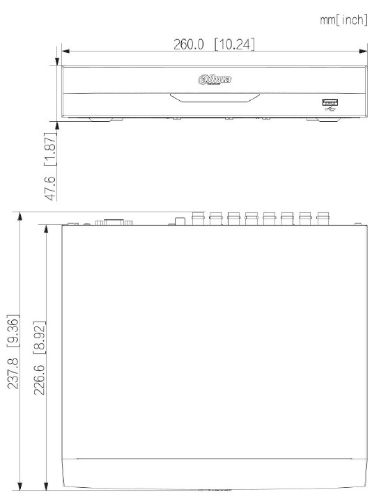 Enregistreur HDCVI 16 canaux Penta-Brid 1HDD WizSense (jusqu'à 5MP) – Image 4