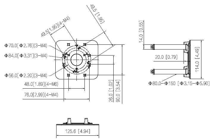 Support de montage sur poteau – Image 3