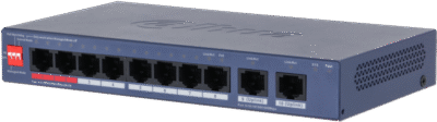 Switch 8 ports PoE Gigabit + 2 ports Ethernet Gigabit - 110W - Cloud manageable