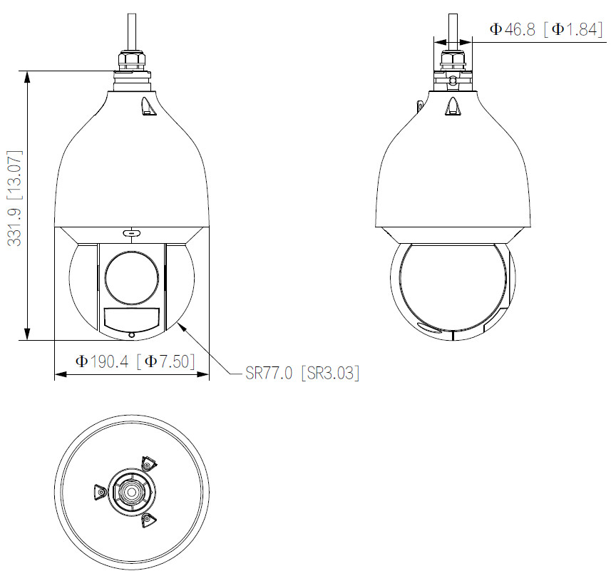 PTZ IP 2MP WizSense Starlight, IR 150m, zoom 25x, anti-corrosion – Image 3