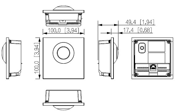 Module caméra extérieure IP PoE – Image 3