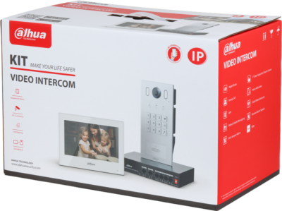 KIT Visiophone PoE Hybride - Station extérieure IP et moniteur intérieur 7"
