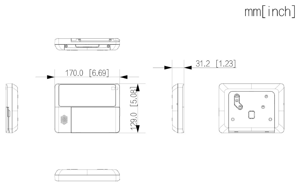 Clavier LCD sans fil + lecteur de badge/carte – Image 2