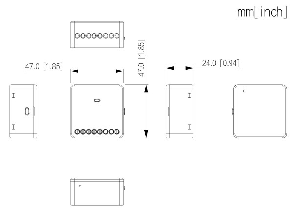 Relais d'alarme double sans fil - 2 sorties 100-240V AC – Image 2