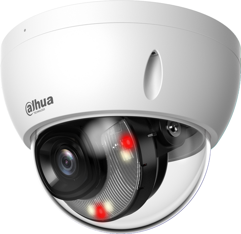 Caméra IP Dôme 8MP WizSense, Focale fixe 2.8mm, Dual 30m, Full Color, Micro