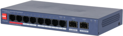 Switch 8 ports PoE Gigabit + 2 ports optique - 110W - Cloud manageable