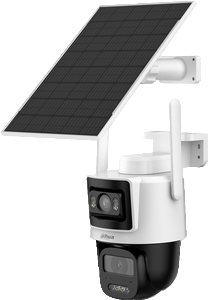 Caméra AOV Dual Fixe 2.8mm + PT 6mm IP 3MP 4G à batterie solaire