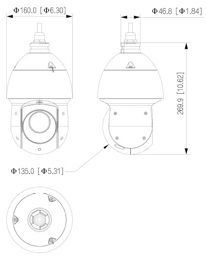 PTZ IP 4MP WizSense, Dual 100m, zoom 25x – Image 3