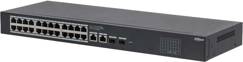 Switch 24 ports Gigabit + 2 ports Ethernet Gigabit + 2 ports optique - Cloud manageable - rackable