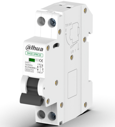 Disjoncteur modulaire 1P+N 10A courbe C 6kA