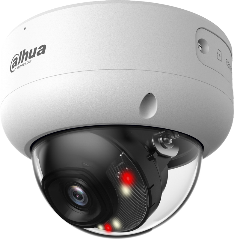 Caméra IP Dôme 8MP WizSense, Focale fixe 2.8mm, Dual 40m, Full Color, Micro