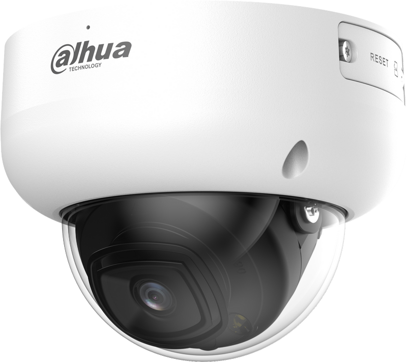 Caméra IP Dôme 4MP WizMind, Focale fixe 2.8mm, Dual 50m, Full Color, ePoE, Micro
