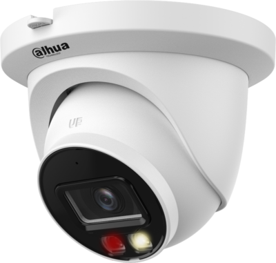 Caméra IP Eyeball 4MP WizSense, Focale fixe 2.8mm, Dual 30m, Full Color, Micro